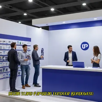 Desain Stand Pameran Outdoor Bondowoso
